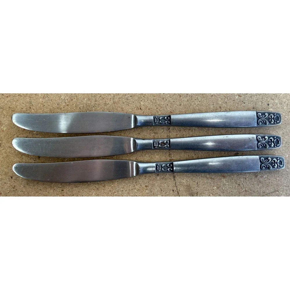 Stanley Roberts Danesmore Stainless Flatware Silverware MCM Japan 3 Piece Lot